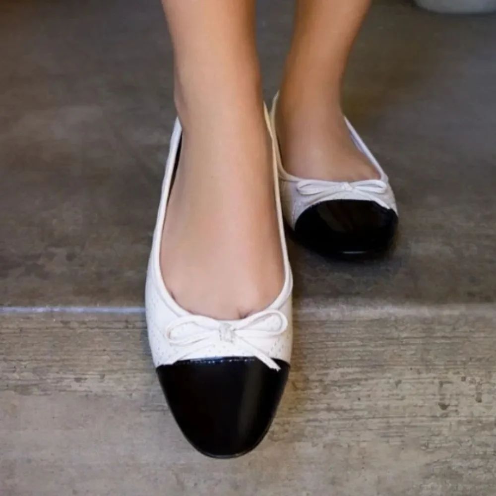 BRAND NEW TOP MODA AUDREY METALLIC BALLET FLAT